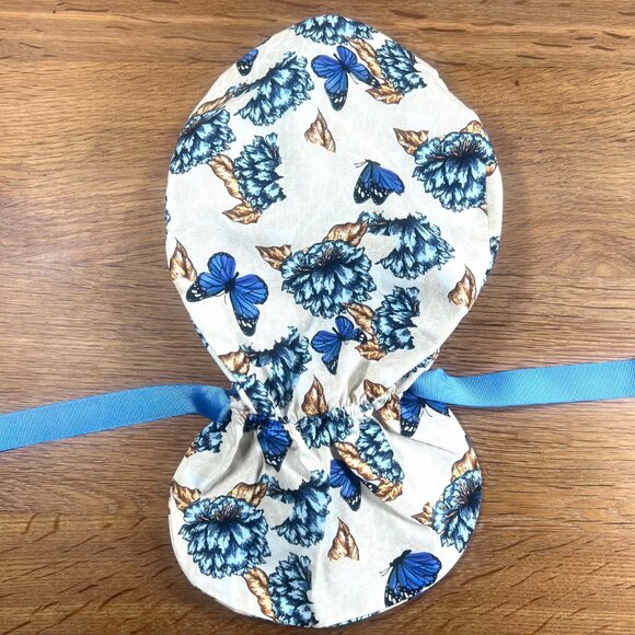 NWOT 10 Ponytail Scrub Caps Bundle scrub hats surgical caps ponytail scr… - Picture 2 of 16